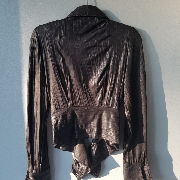 Joseph Ribkoff Black Zipup Blazer Size 4 - Picture 5 of 10